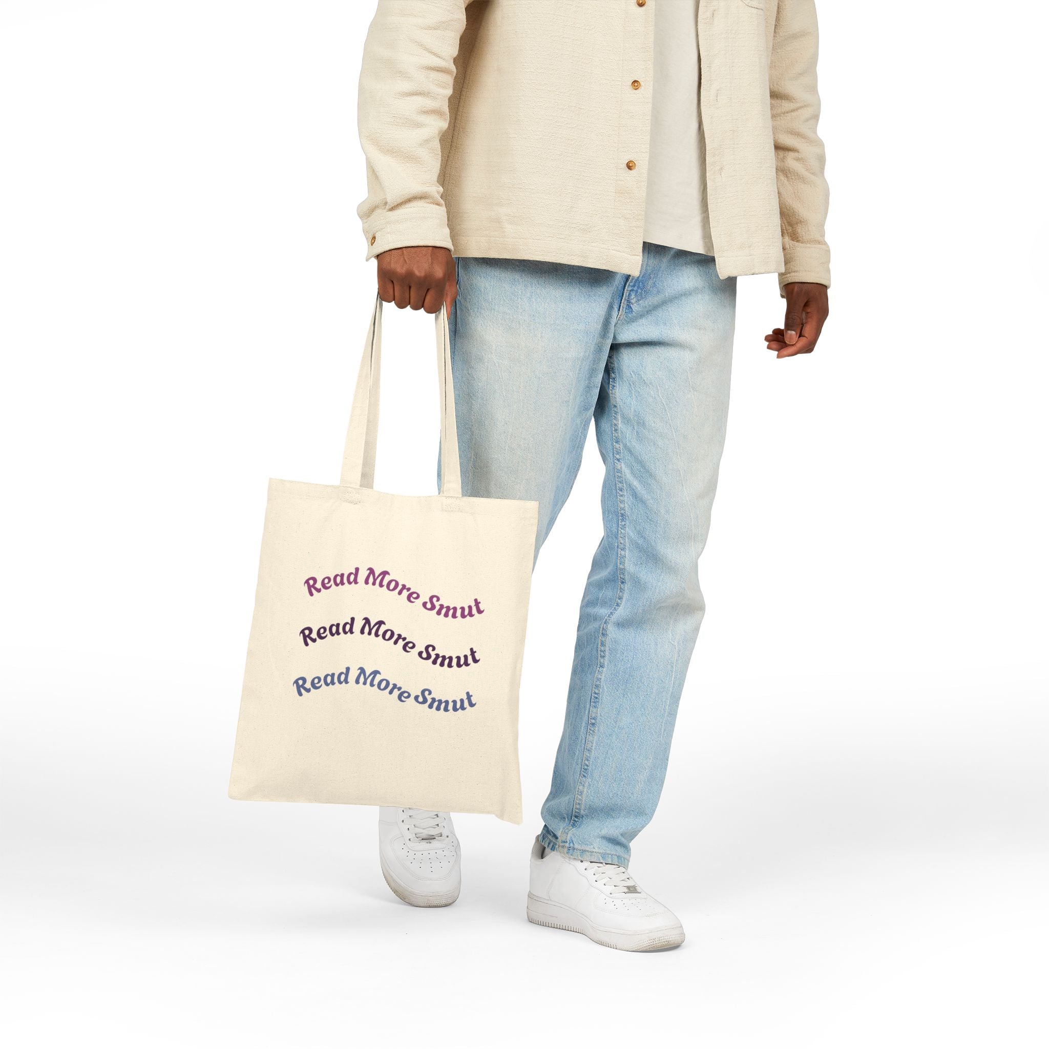 Read More Smut- Cotton Canvas Tote Bag