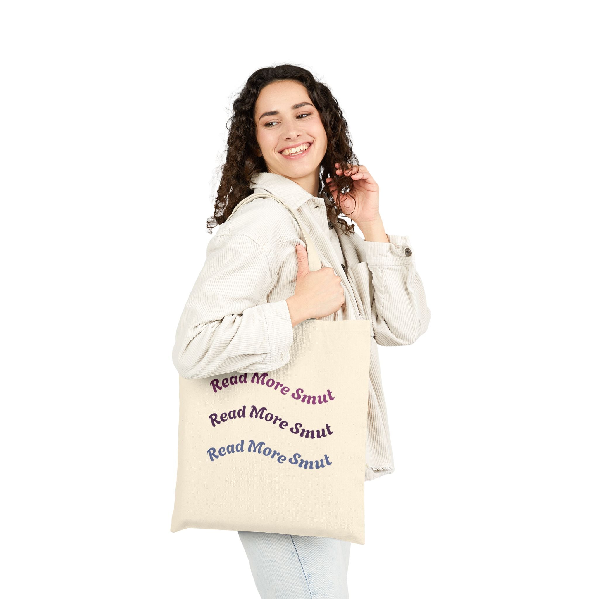 Read More Smut- Cotton Canvas Tote Bag