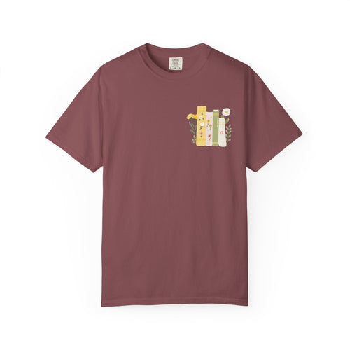 Flower smut shirt -Dyed T-shirt
